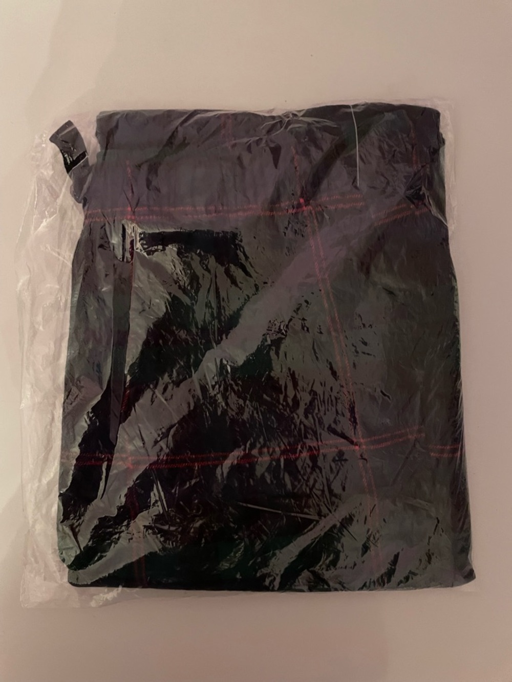 Old Navy Black Plaid Pyjama Pants with Red Lines
